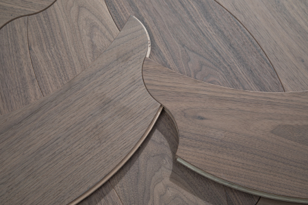 Parchet dublustratificat Cosy Art Wave, model Big Leaf, nuc american, wire brushed, 600×195 mm, parchetdecor.ro [8]