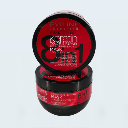 NOUTATI - Masca pentru par Keratin Color & Repair Eveline 500 ml