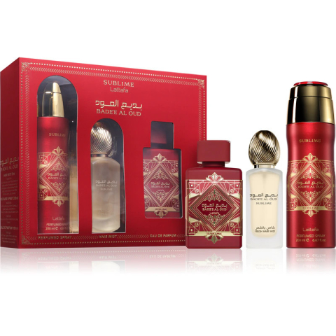Parfumuri unisex - Bade'e Al Oud Sublime Eau de Parfum 100ml + Deodorant Spary 200ml + Hair Mist 50ml
