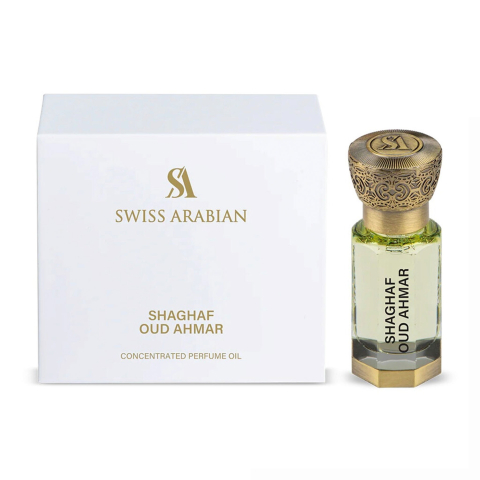 Parfumuri unisex - Swiss Arabian SHAGHAF OUD AHMAR Unisex Ulei de Parfum 12ml