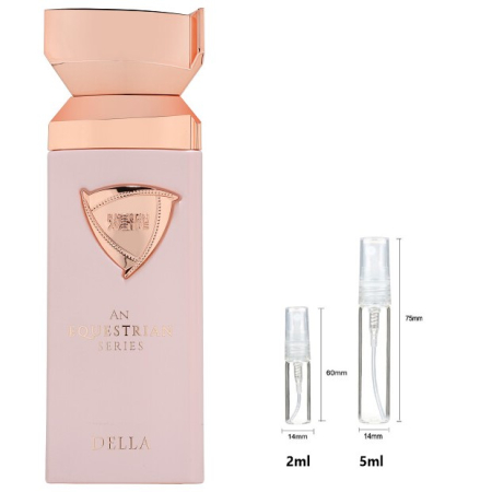 Mostre Reincarcabile - Sticluță transparentă reutilizabilă  cu  spray  și  capac  pentru An Equestrian Series Della French Avenue