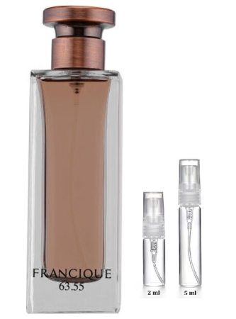 Brand - Sticluță transparentă reutilizabilă cu spray și capac pentru French Avenue Francique 63.55 EDP