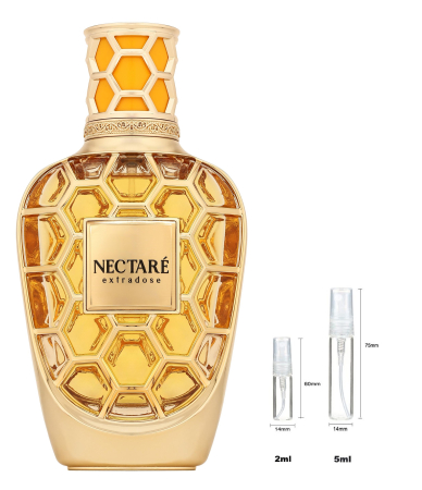 Mostre Reincarcabile - Sticluță transparentă reutilizabilă cu spray și capac pentru  French Avenue Nectare Extradose Unisex EDP