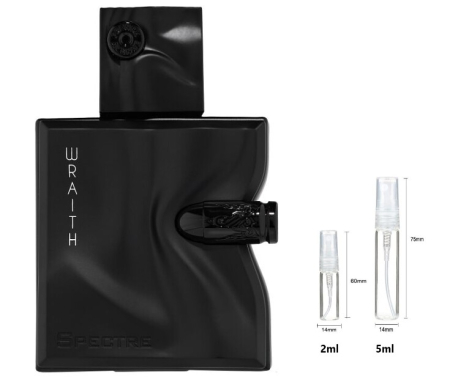 Mostre Reincarcabile - Sticluță transparentă reutilizabilă  cu  spray  și  capac  pentru Spectre Wraith French Avenue