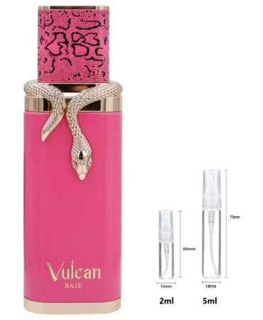 Mostre Reincarcabile - Sticluță transparentă reutilizabilă  cu  spray  și  capac  pentru Vulcan Baie  French Avenue