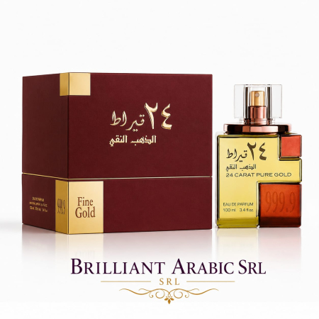 Parfumuri Arabesti Unisex - 24 Carat Pure Gold, Lattafa,  unisex, Parfum arabesc, 100ml