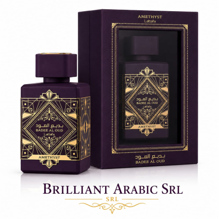 Parfumuri Arabesti Unisex - Bade'e Al Oud Amethyst, Lattafa, unisex, Parfum arabesc, 100ml