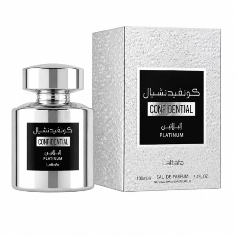Parfumuri Arabesti Barbati - Confidential Platinum, Lattafa,  barbati, Parfum arabesc, 100ml