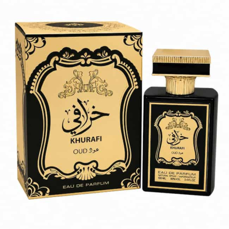 Parfumuri Arabesti Unisex - Khurafi Oud, Al Raheeb, Unisex, Parfum Arabesc, 100ml