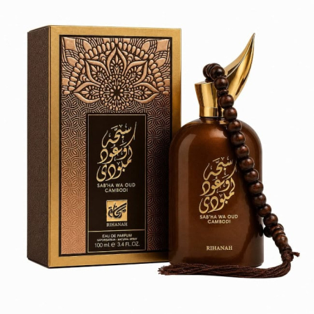 Parfumuri Arabesti Unisex - Sab'ha Wa Oud Cambodi, Rihanah, Unisex, Parfum Arabesc, 100ml