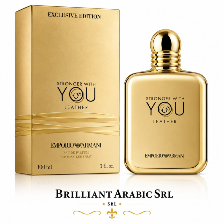 Parfumuri Testere - Stronger With You Leather, Emporio Armani, Barbati, parfum, 100ml (Parfum Tester)