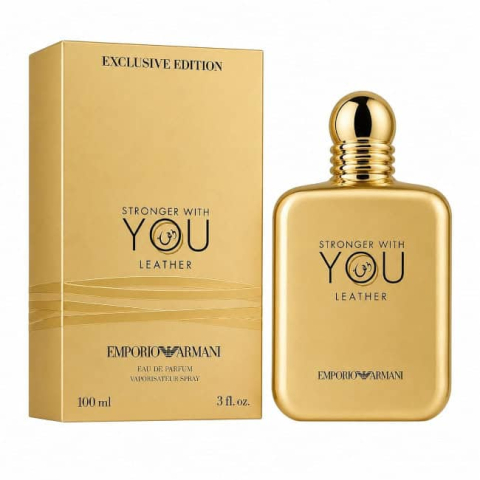 Parfumuri Testere - Stronger With You Leather, Emporio Armani, Barbati, parfum, 100ml (Parfum Tester)