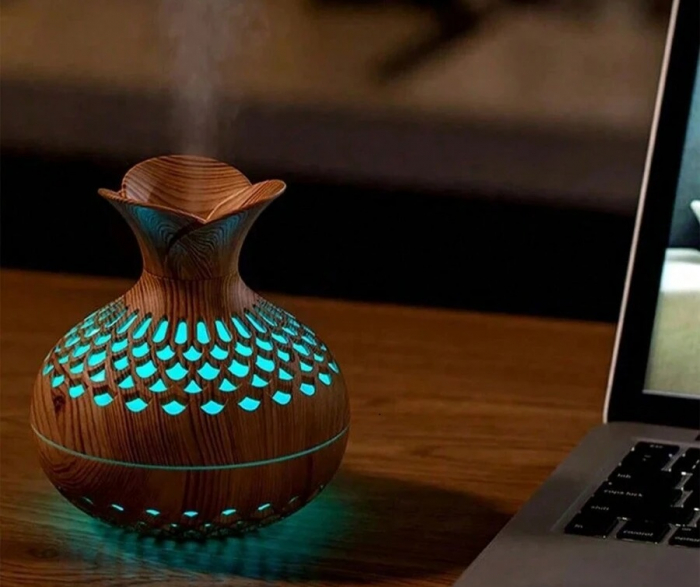 Difuzor aromaterapie  lemn ulei esential umidificator [2]
