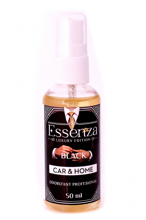 Odorizant casa si birou Essenza Black 50 ml  + Tablou absorbant happy hands [2]