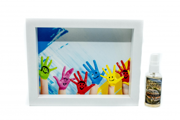 Odorizant casa si birou Essenza Vita Bella 50 ml  + Tablou absorbant happy hands [1]