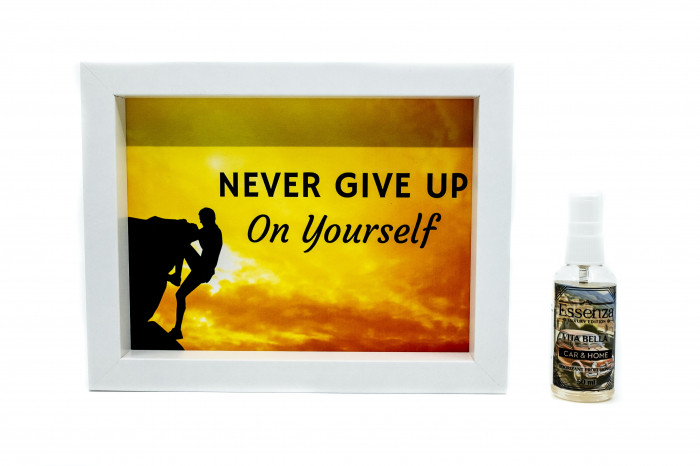 Odorizant casa si birou Essenza Vita Bella 50 ml  + Tablou absorbant never give up [1]