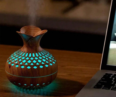 Difuzor aromaterapie  lemn ulei esential umidificator [1]