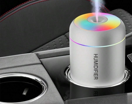 Parfumuri Auto - Difuzor aromaterapie alb ulei esential umidificator
