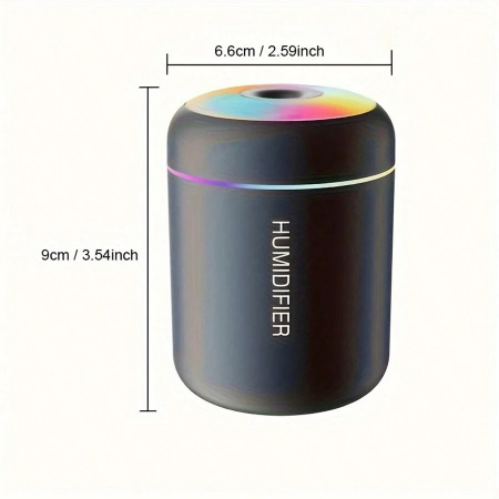 Difuzor aromaterapie  negru ulei esential umidificator [1]