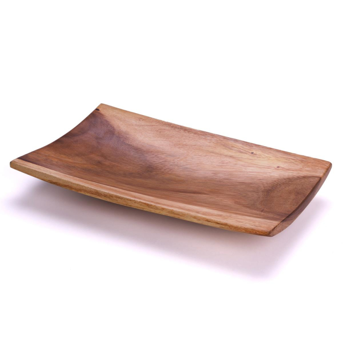 Bol din lemn de SUAR 46x28 cm - executat manual - decorativ [2]