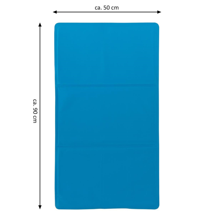 Covoras de racire pentru animale de companie - cu gel - 50x90 cm - albastru [2]