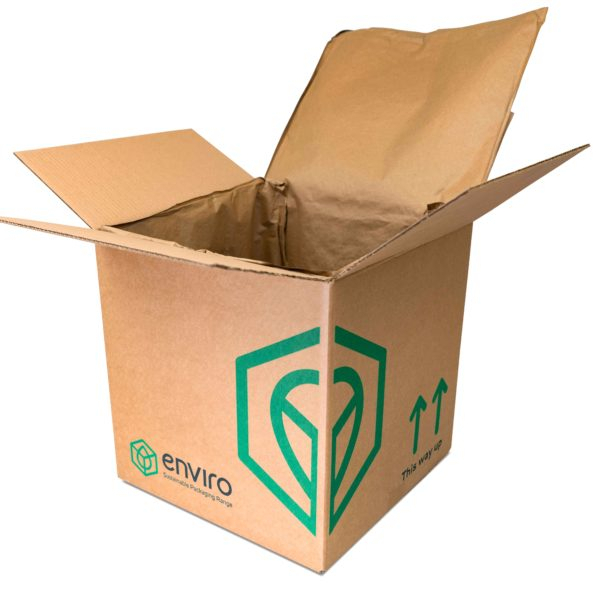 Cutie carton pereti dubli cu izolator termic - 100 reciclabil ECO-BOX - 335 x 335 x 335mm [3]