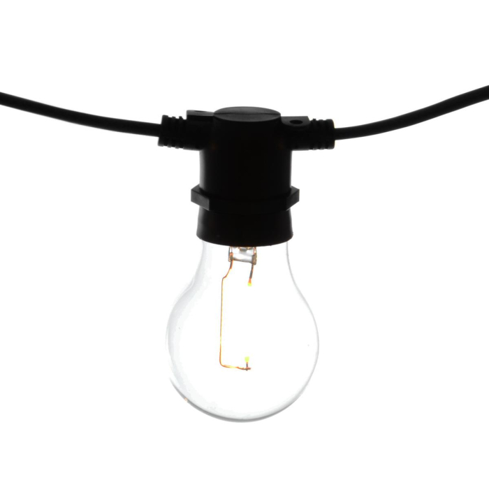 Ghirlanda luminoasa LED cu 10  becuri deco - diam. 6 cm - cablu 12 metri - lumina alba calda, IP44 [3]