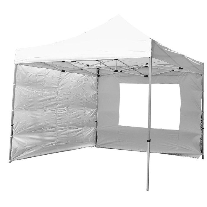 Perete pavilion  PROFI 3x3 m - alb - fara fereastra - 2 buc [2]