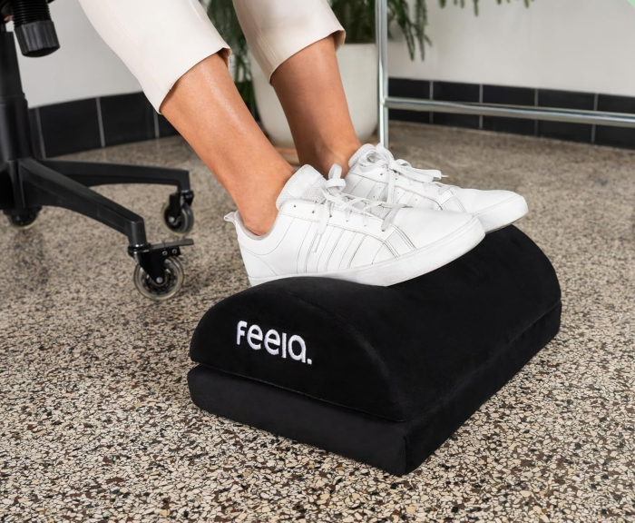 Perna ergonomica FEELA pentru picioare cu buzunar incalzit, reglabil pe inaltime - culoare negru [6]