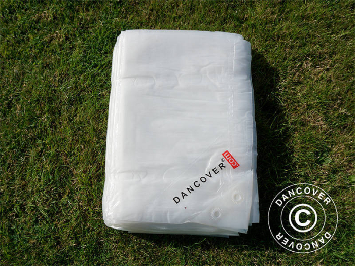 Prelata Tarpaulin cu capse 4X6 metri - material PE 90g - culoare transparent [3]