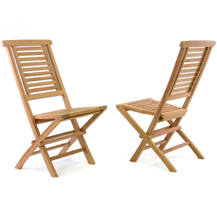 Scaun pentru terasa HANTOWN din lemn de TEAK - pliabil [6]