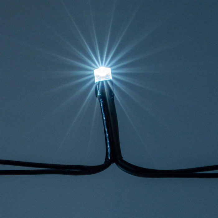 Snur luminos  72 LED pentru umbrela gradina - cu incarcare solara - [3]