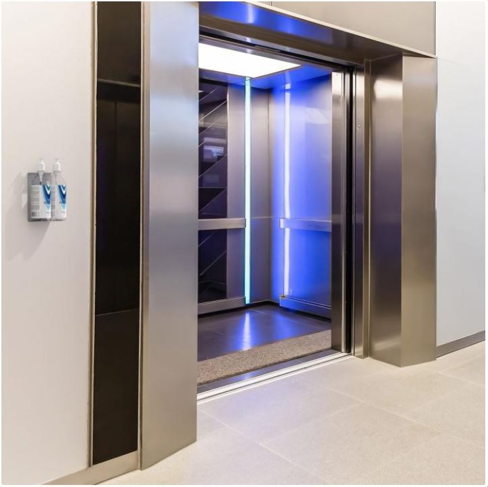 Suport cu picior TF STAND pentru SANITEX MVP touch free - alb vopsit in camp electrostatic [3]