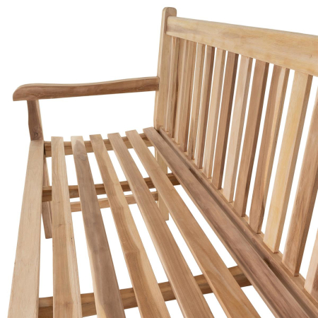 Banca gradina din lem de TEAK - 150cm, 3 locuri - lucrata manual [3]