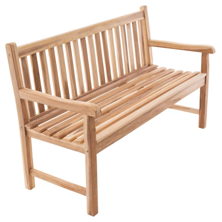 GRADINA - TERASA - Banca gradina din lem de TEAK - 150cm, 3 locuri - lucrata manual