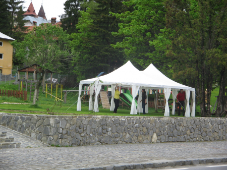 Cadru pavilion - picioare, tevi sustinere NR.1, 2, 3, 4, 5 - cort, 10 colturi 8,9 x 6,5 m [1]
