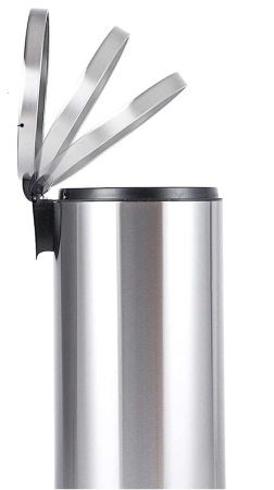 Cos cu pedala pentru deseuri periculoase MUELLEIMER CILINDRIC- 63.50x35x30 - 30 litri - inox satinat [2]