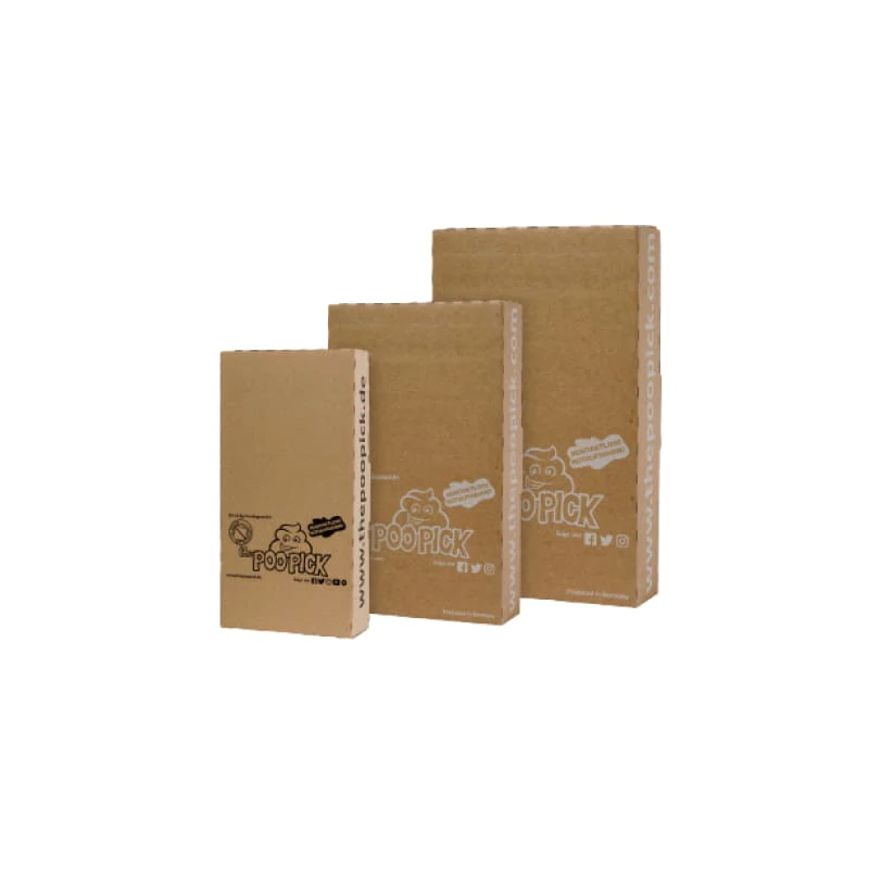 Cutie igienica pentru caini POOPICK PREMIUM - greutate caine pana in 10 kg - 100% biodegradabil - 0% plastic, 0% petrol - 25 bucati inclusiv dispenser [3]