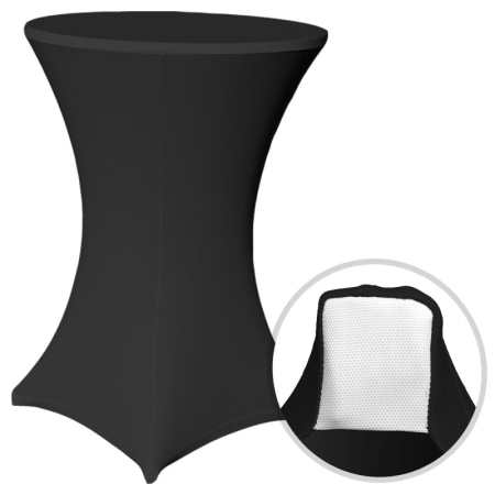 Husa pentru masa pliabila BISTRO - culoare negru - 80x80x120 cm [3]
