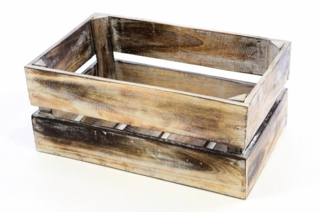 Lada depozitare VINTAGE - din lemn de Albizia - 47 x 29,5 x 20cm [3]