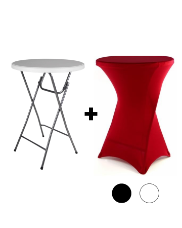 Mese si scaune pliabile - LICHIDARE DE STOC - Set Masă Bistro + Husă Masă (diferite culori)
