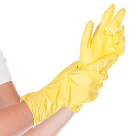REDUCERI PRET - Manusi menaj VERA fara latex-din vinyl 30 cm-marime M-diverse culori-pereche