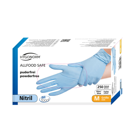 REDUCERI PRET - Manusi unica folosinta ALLFOOD SAFE-nitril, fara pudra,diverse marimi si culori-250 buc