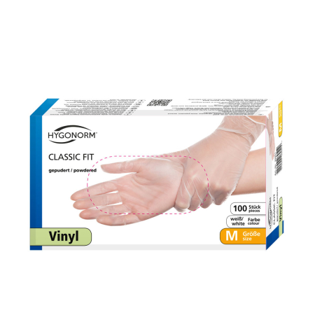 REDUCERI PRET - Manusi unica folosinta CLASSIC FIT-Vinyl clear-calitate extra light-diverse marimi-100 buc