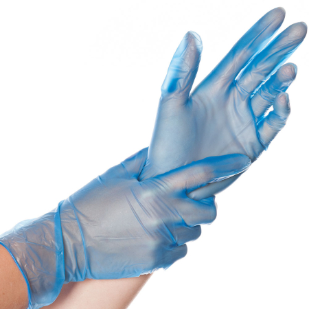 Manusi unica folosinta IDEAL-Vinyl clear-calitate extra, fara pudra-diverse marimi-100 buc [2]