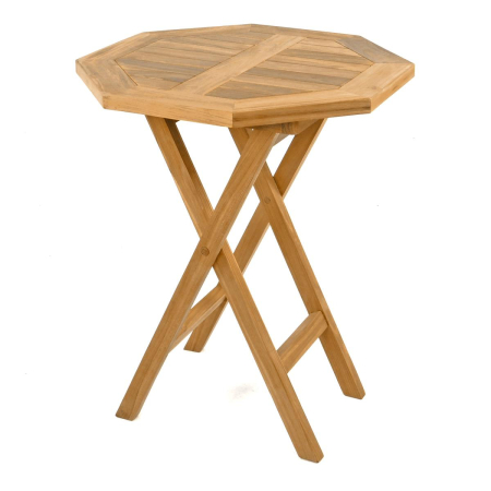 GRADINA - TERASA - Masa din lemn de TEAK - 8 colturi diam 60 cm