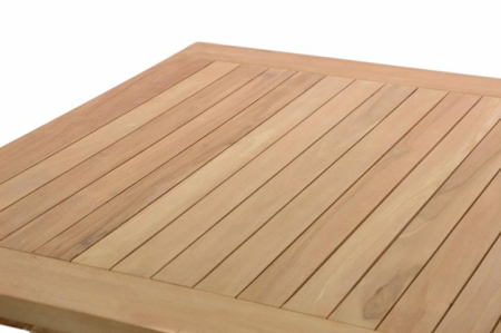 Masa din lemn de TEAK - patrata 80x80 cm  inaltime 75cm [2]