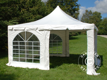 Pavilion - cort MARQUEE PRO - 4x4 metri - acoperis impermeabil PVC500g/mp - culoare alb [1]