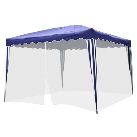 Inchideri terase - Plasa tantari  muste pentru Pavilion 3x3M - 12 m lungime - culoare alb
