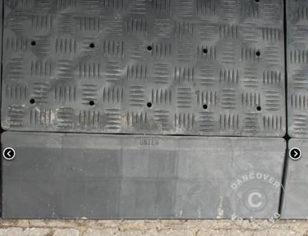 Accesorii si aranjamente evenimente - Profil capat podea PROFIFLOOR - partea dreapta /  inferior- 50 cm - culoare antracit, UV-rezistent, safety fire